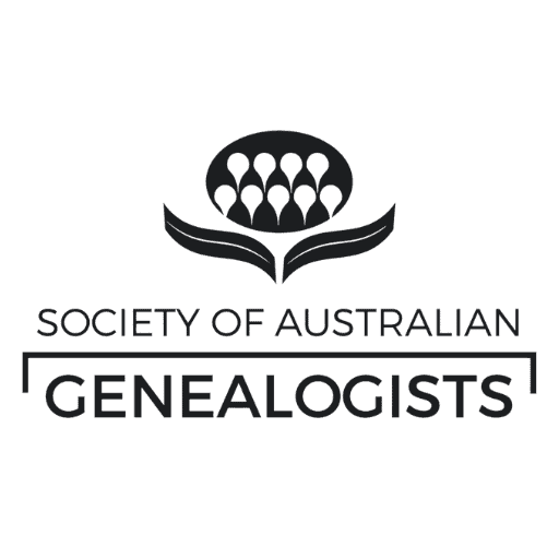 Society of australian genealogists logo.